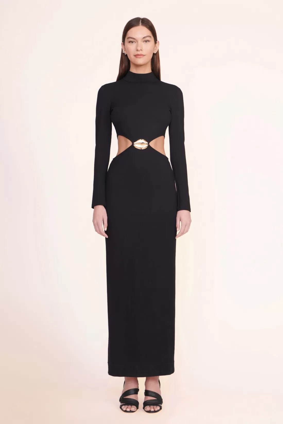 STAUD Occasion Dresses-ARLETTE DRESS - BLACK