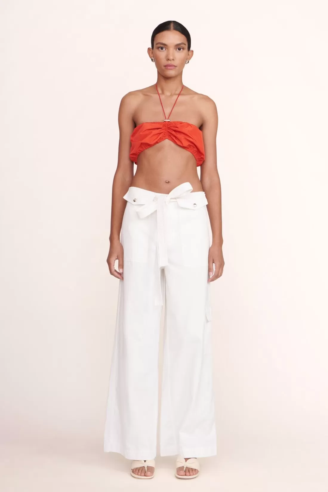 STAUD -BRAYDEN PANT - IVORY