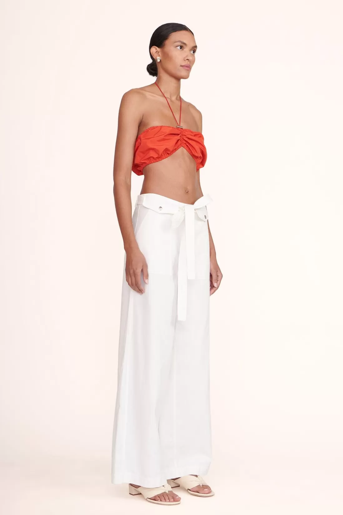 STAUD -BRAYDEN PANT - IVORY