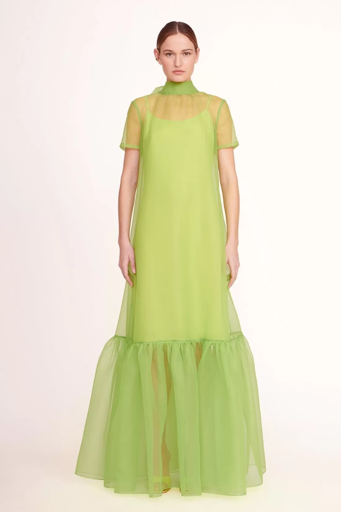 STAUD -CALLUNA DRESS - KIWI