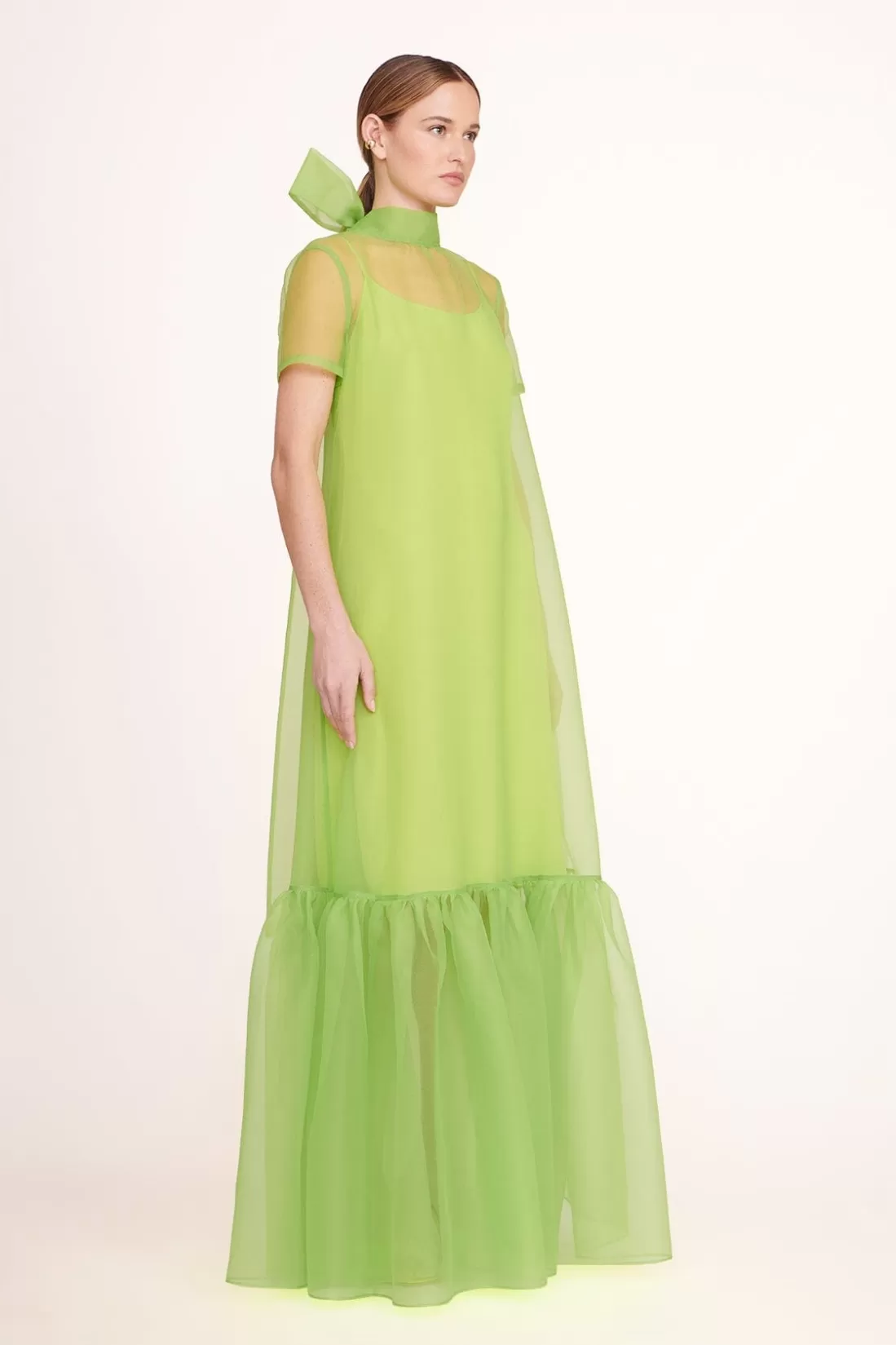 STAUD -CALLUNA DRESS - KIWI