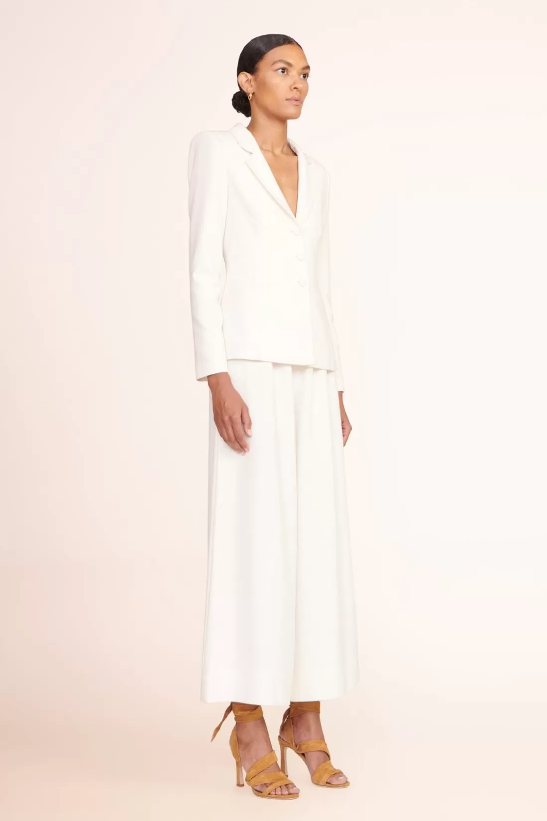 STAUD Bridal Dresses-CARSON BLAZER - IVORY