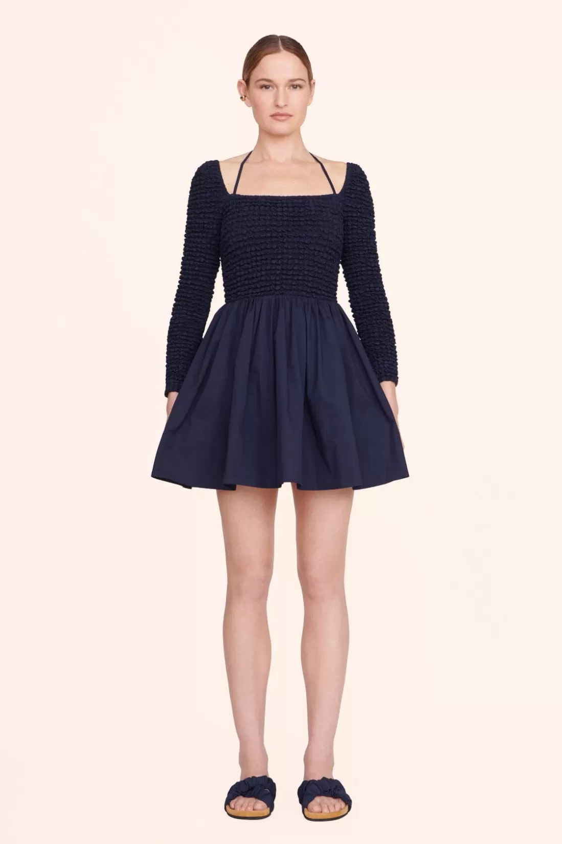 STAUD -CASSIDY DRESS - NAVY