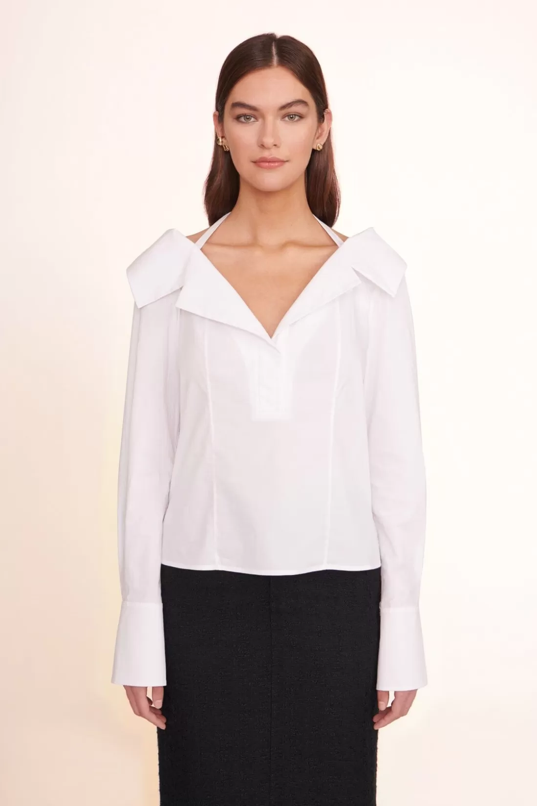 STAUD -FELICITY TOP - WHITE