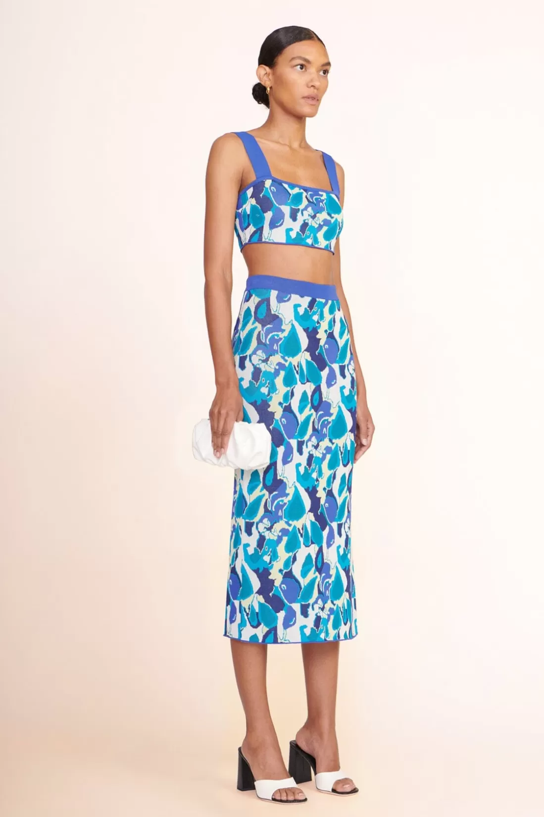 STAUD -GIOVANNI SKIRT - PACIFIC PARADISE