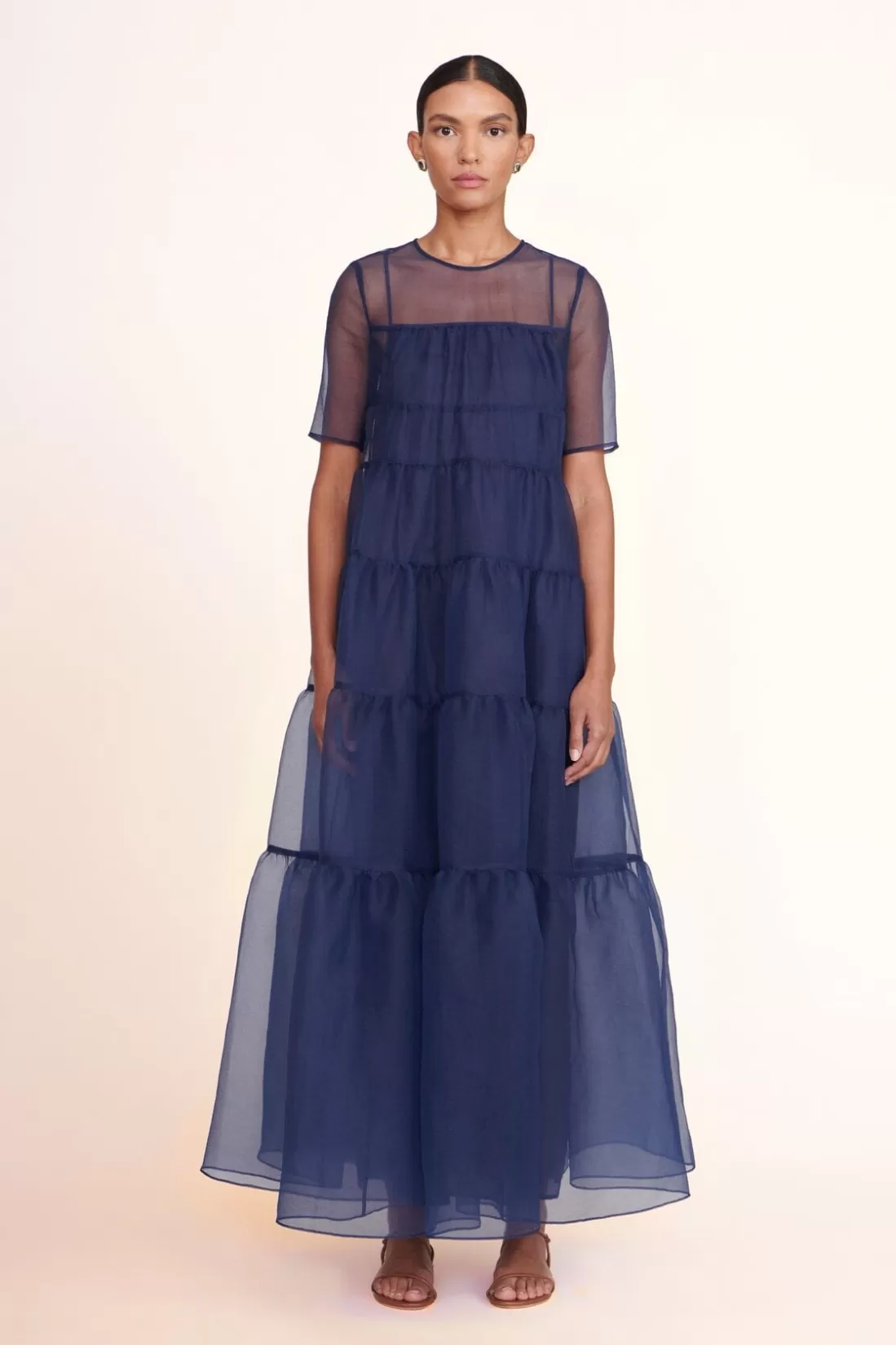 STAUD -HYACINTH DRESS - NAVY