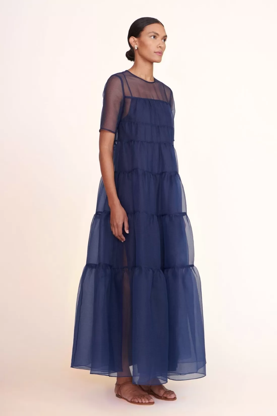 STAUD -HYACINTH DRESS - NAVY