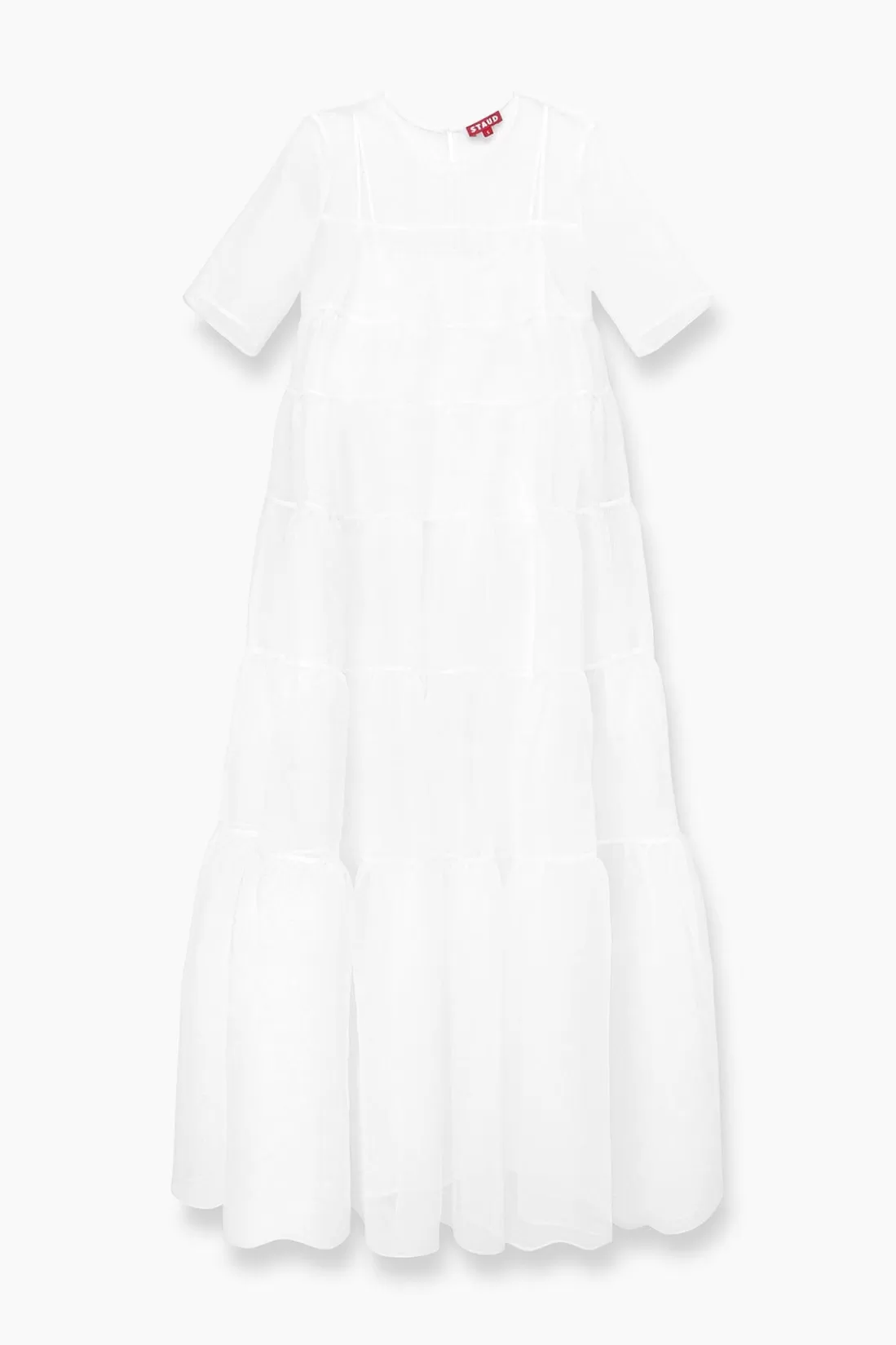 STAUD -HYACINTH DRESS - WHITE