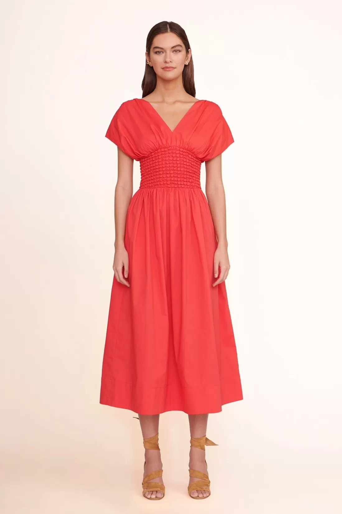 STAUD -JACKSON DRESS - HIBISCUS