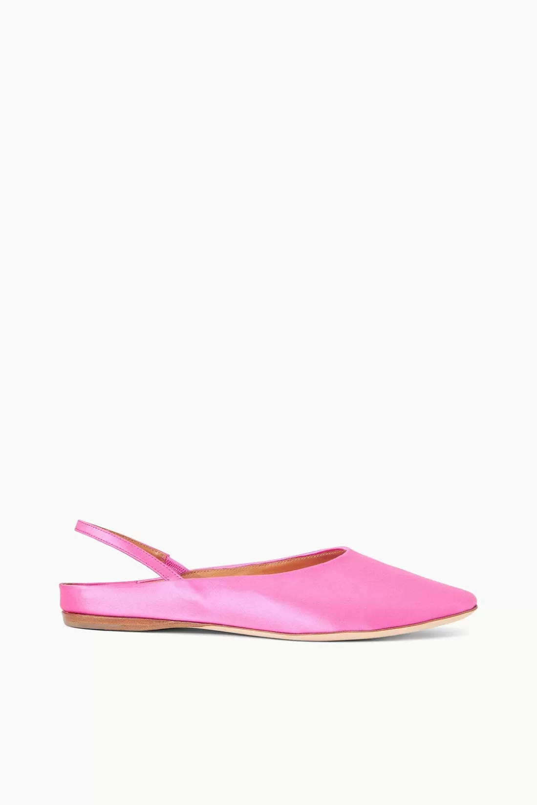 STAUD -JANINE MULE SATIN - BLOSSOM