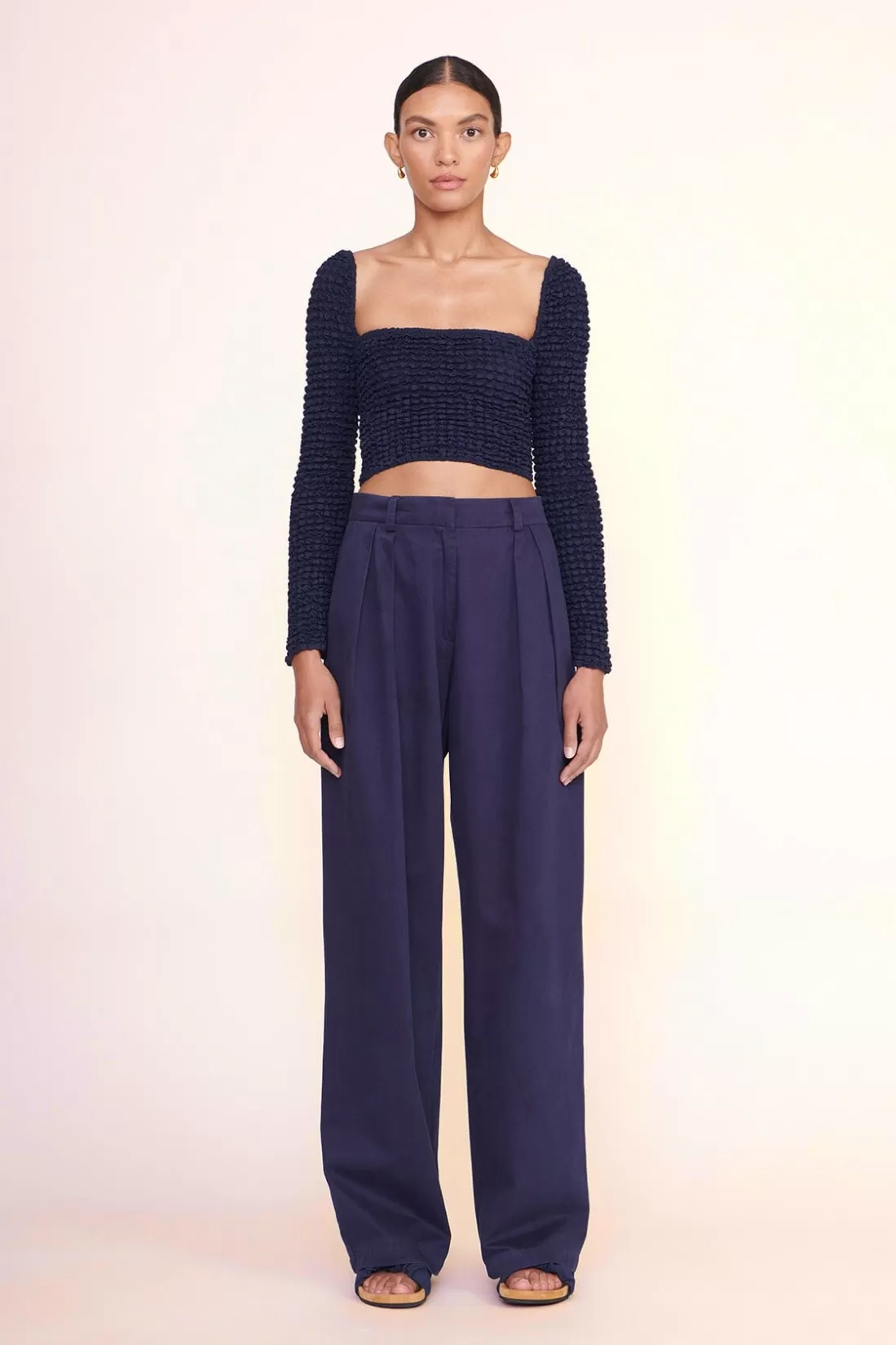 STAUD -LUISA PANT - NAVY