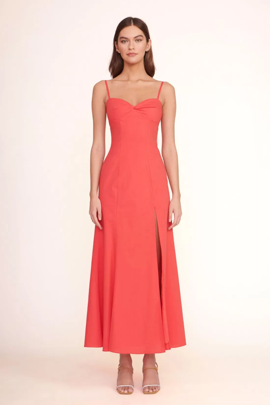 STAUD Occasion Dresses-NATALY DRESS - HIBISCUS