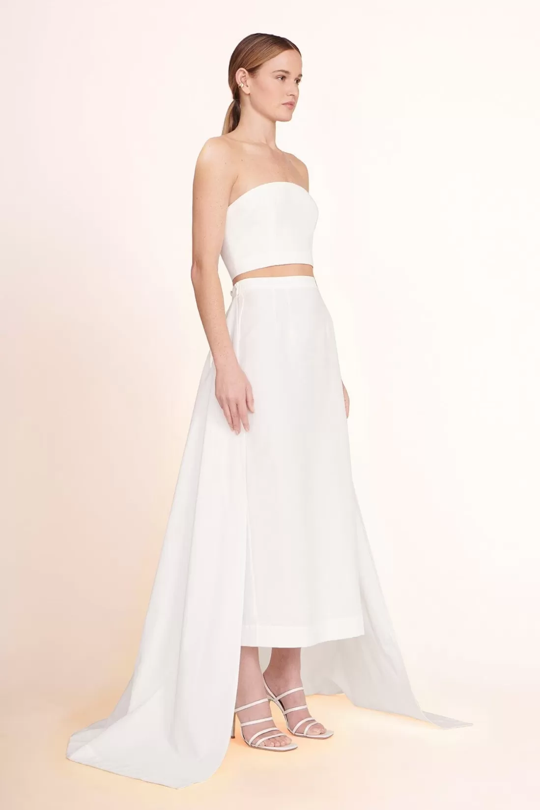 STAUD Bridal Dresses-NYLA TOP - WHITE