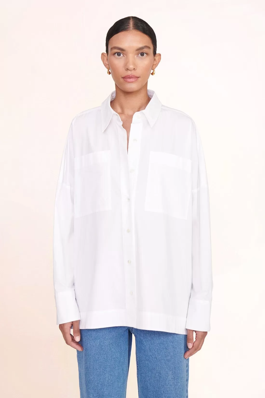 STAUD -PAYTON TOP - WHITE