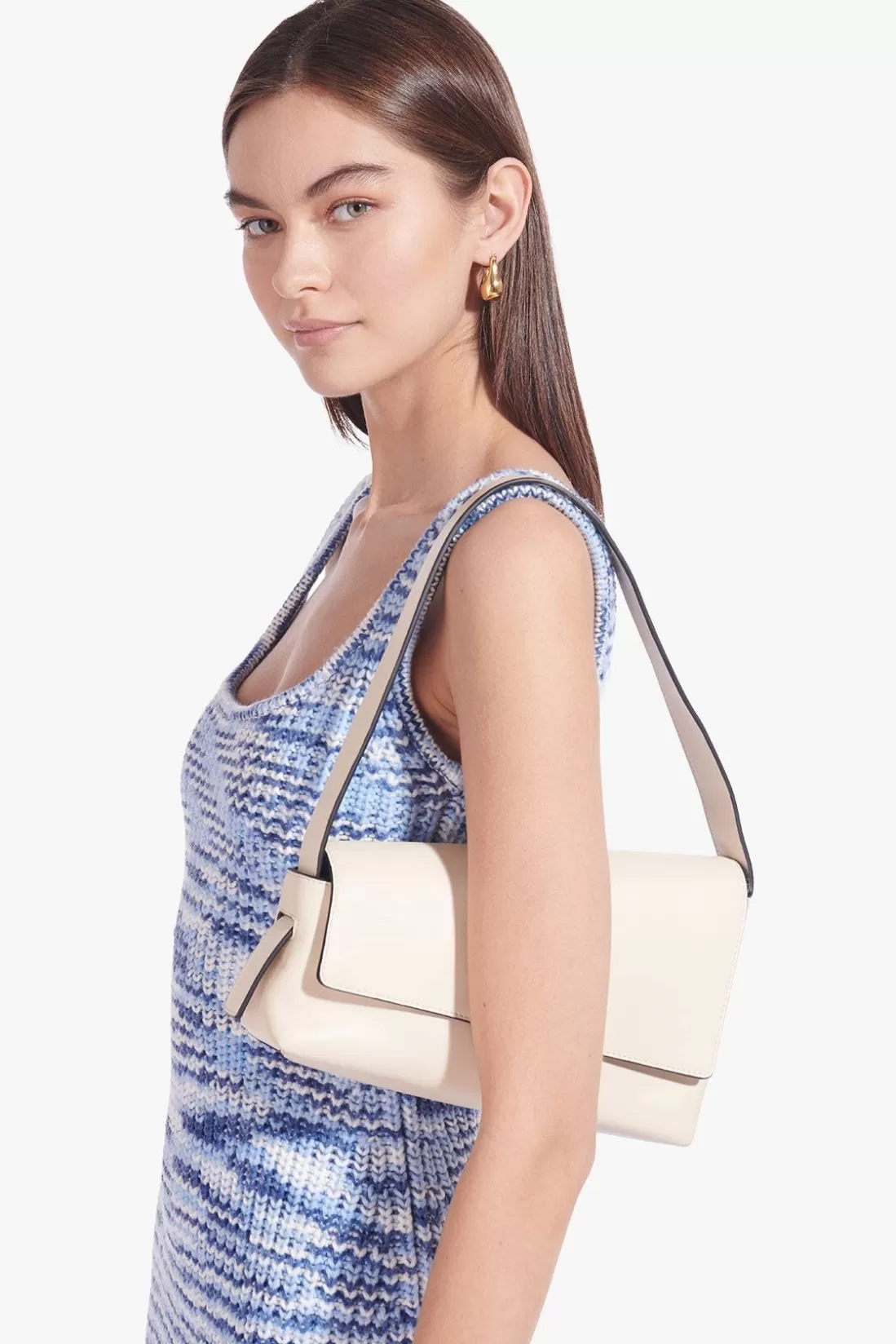 STAUD - ACUTE SHOULDER BAG CREAM