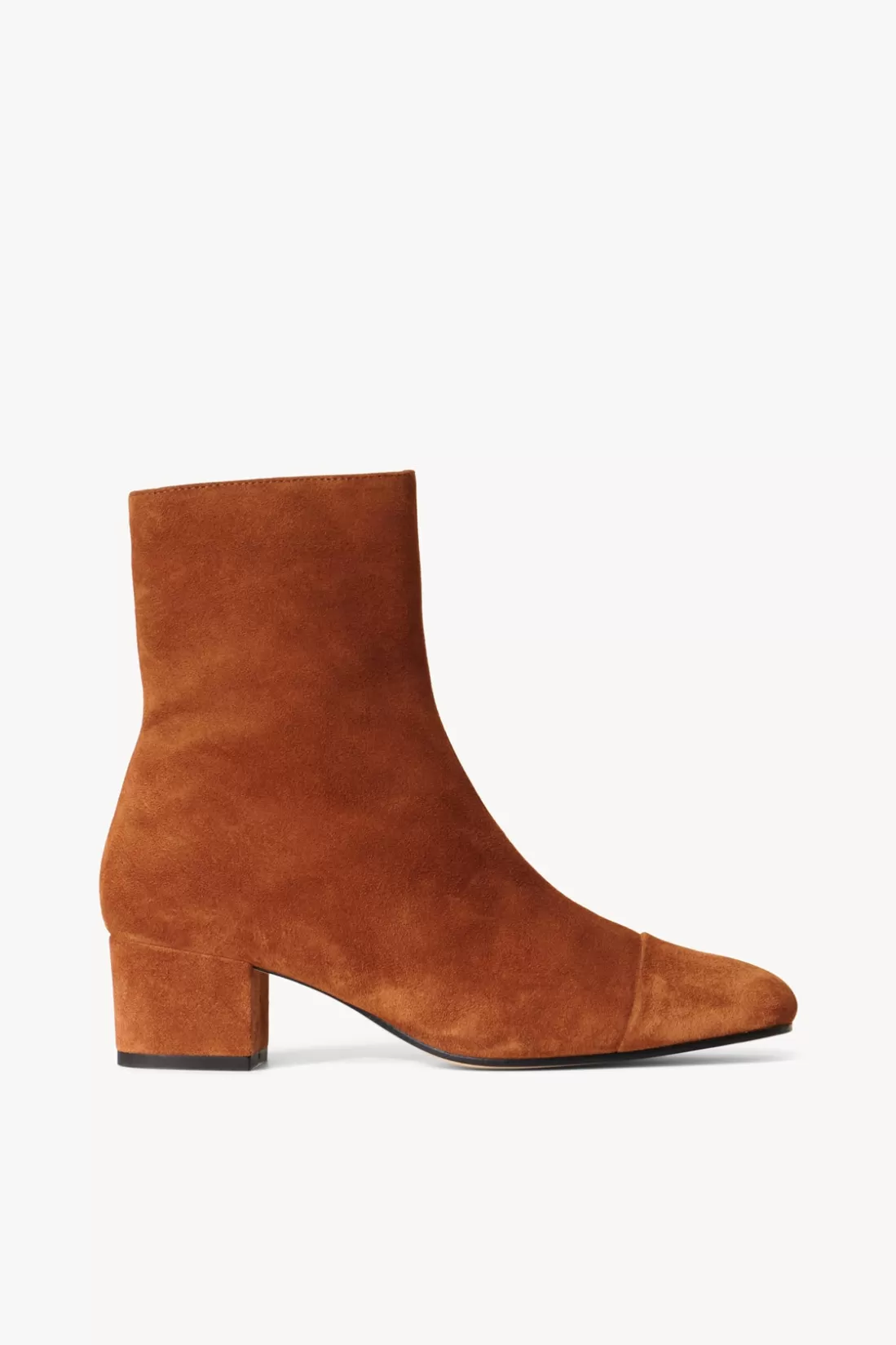 STAUD - AIMEE SHORT BOOT TAN SUEDE