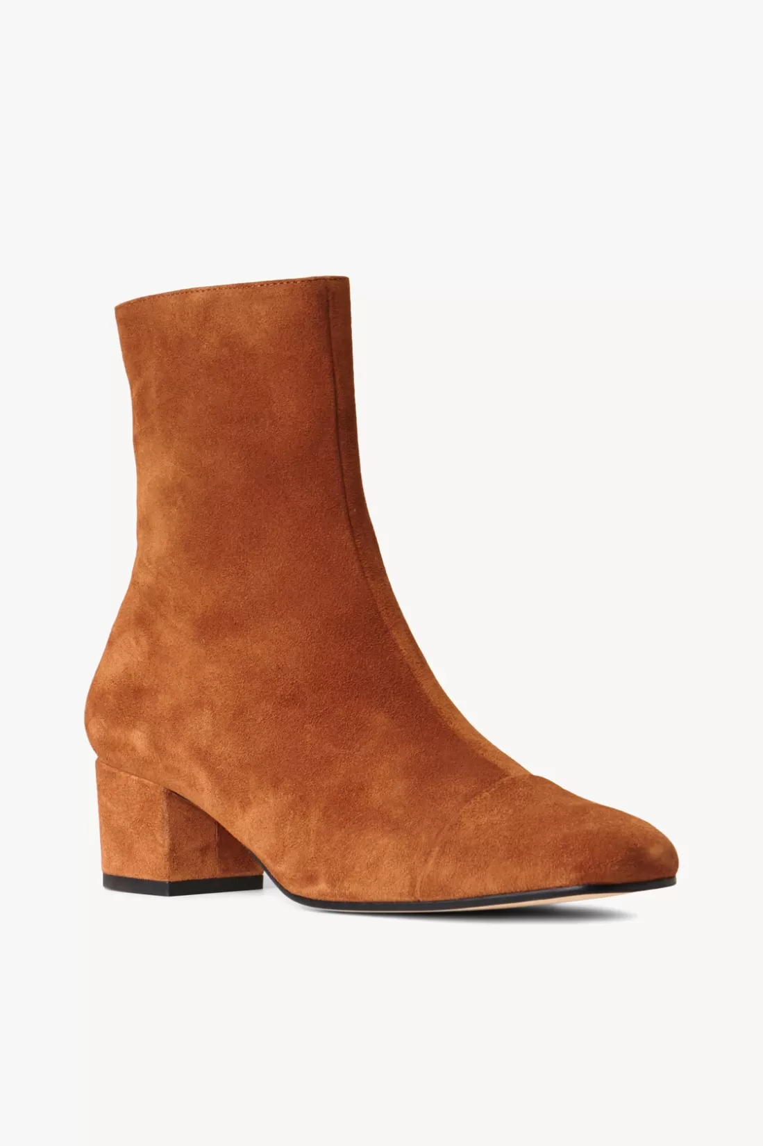 STAUD - AIMEE SHORT BOOT TAN SUEDE