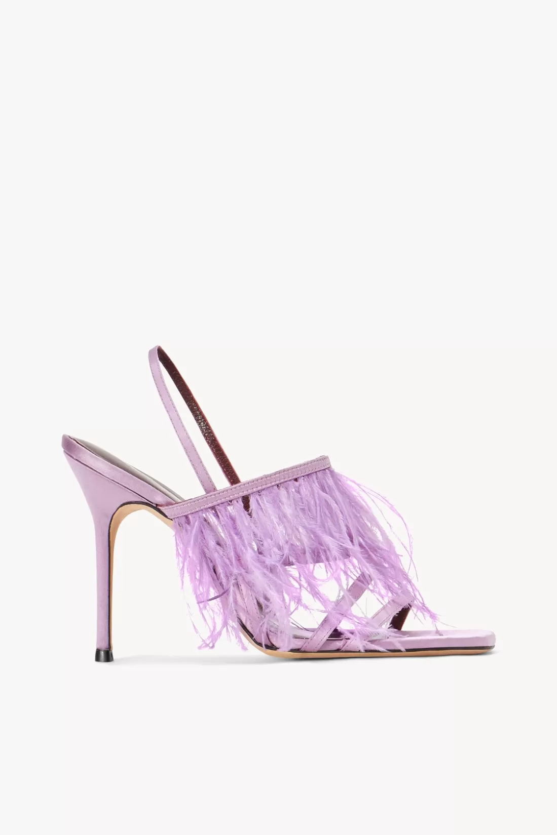 STAUD - ANISE FEATHER HEEL LILAC