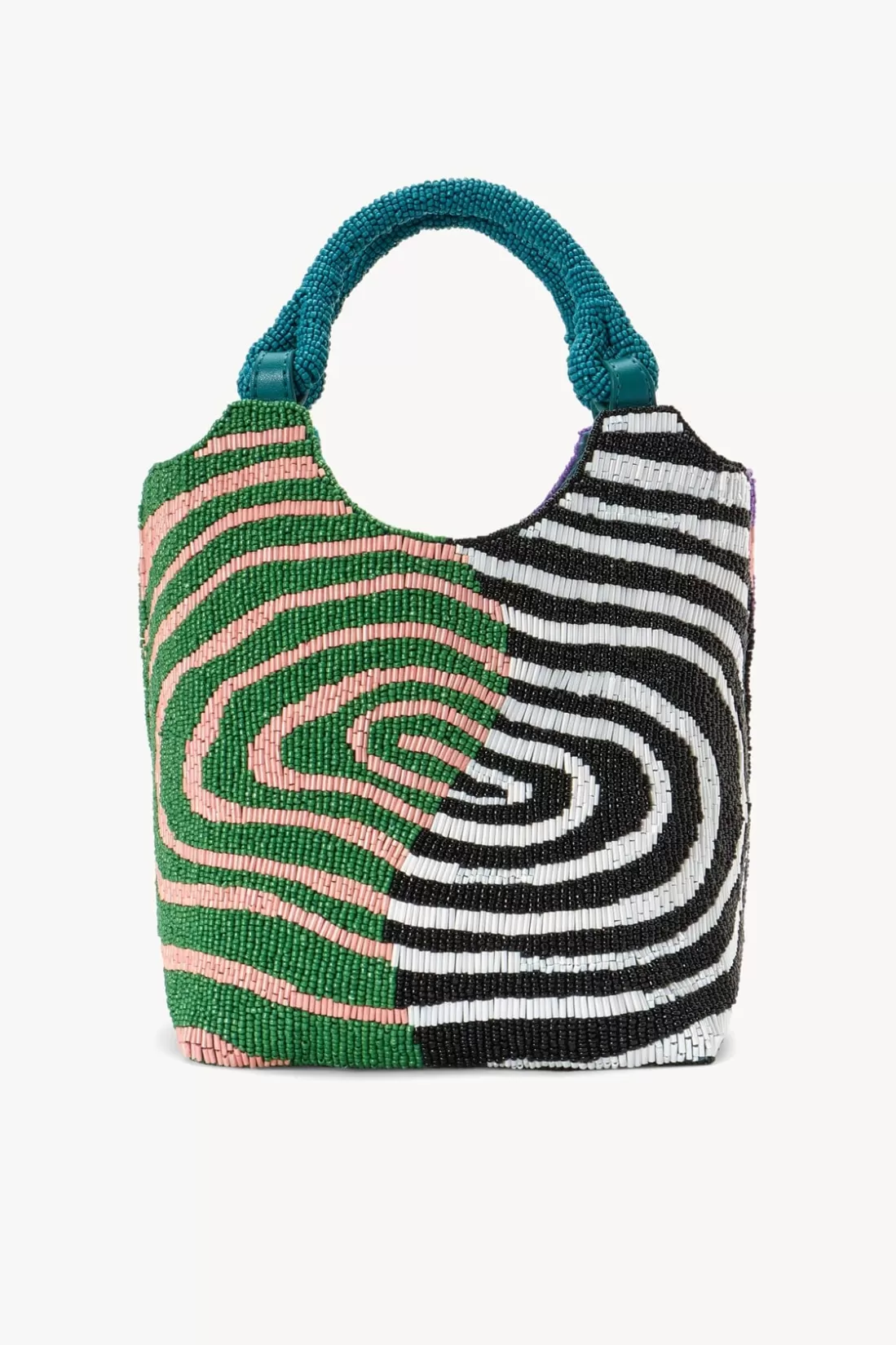 STAUD - BEADED COTE BAG ACID SWIRL