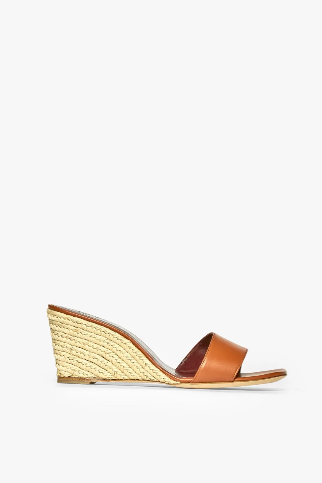 STAUD - BILLIE ESPADRILLE WEDGE NATURAL TAN