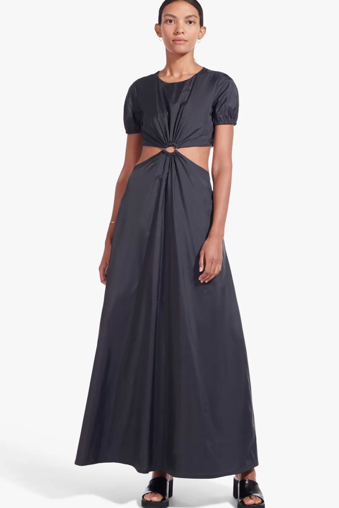 STAUD - CALYPSO DRESS BLACK