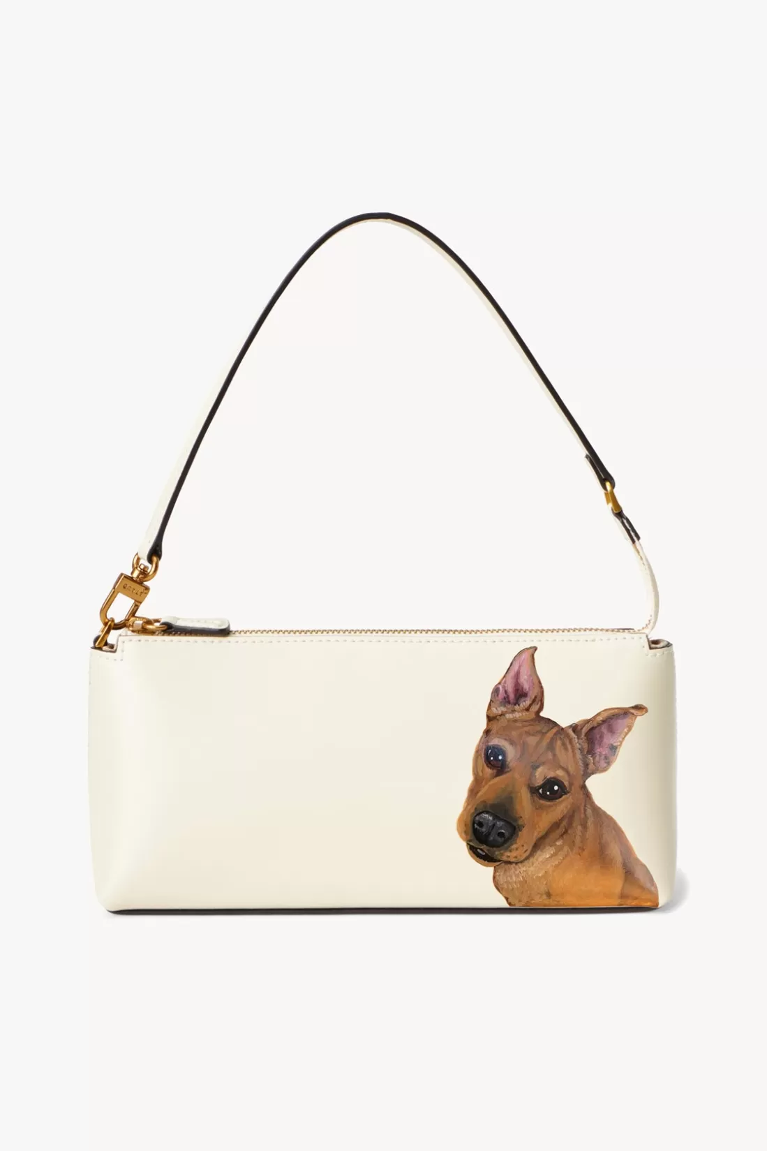 STAUD Pet Handbags- CUSTOM KAIA SHOULDER BAG CREAM