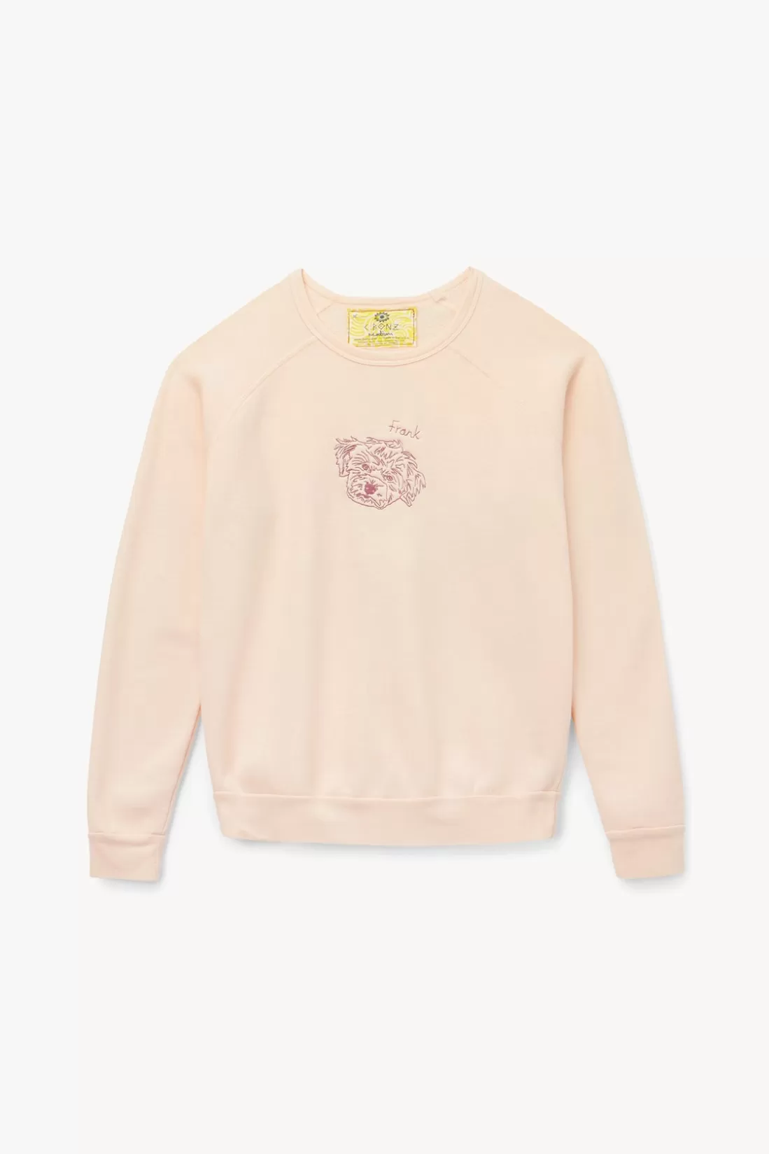 STAUD Pet Sweats & Knits- CUSTOM SWEATSHIRT LIGHT PINK