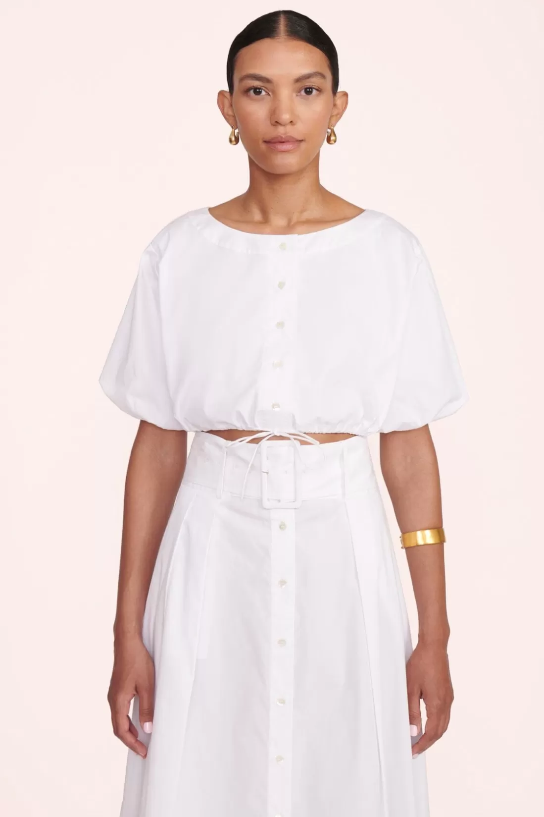 STAUD - ELLINGTON TOP WHITE