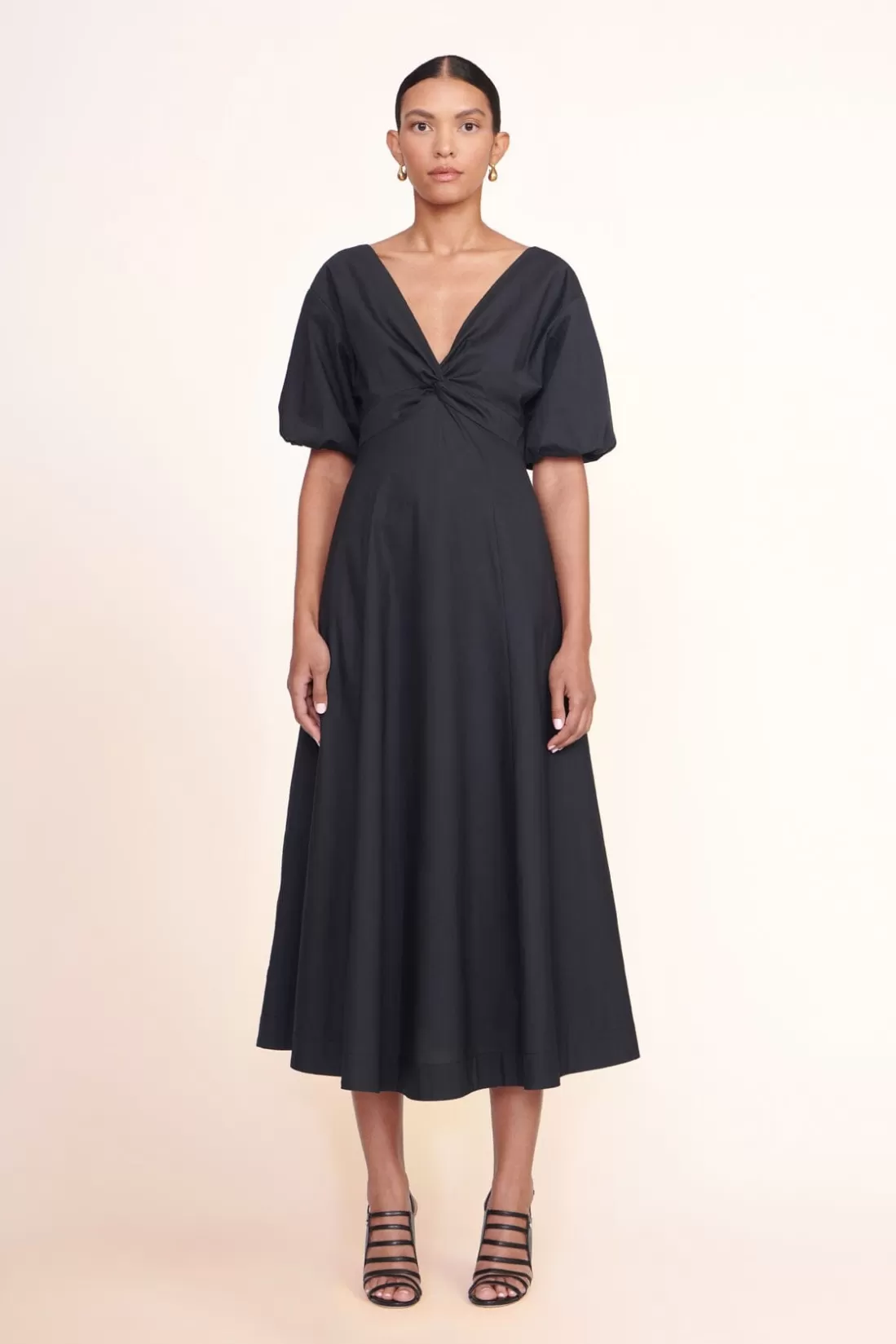 STAUD - FINLEY DRESS BLACK