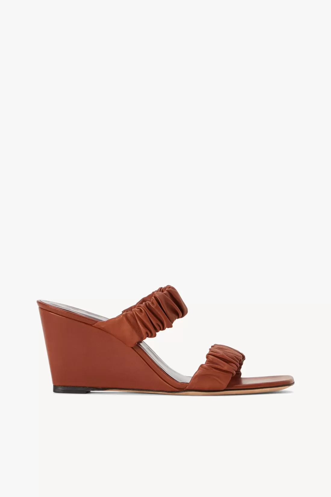 STAUD - FRANKIE WEDGE TAN