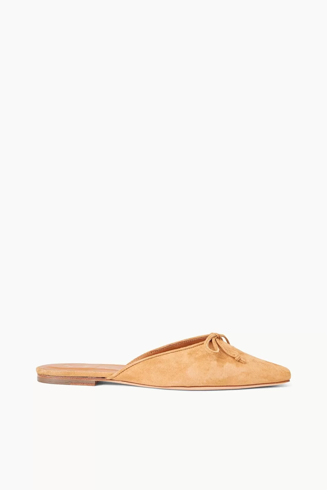 STAUD - GINA MULE CASHEW CASHEW SUEDE