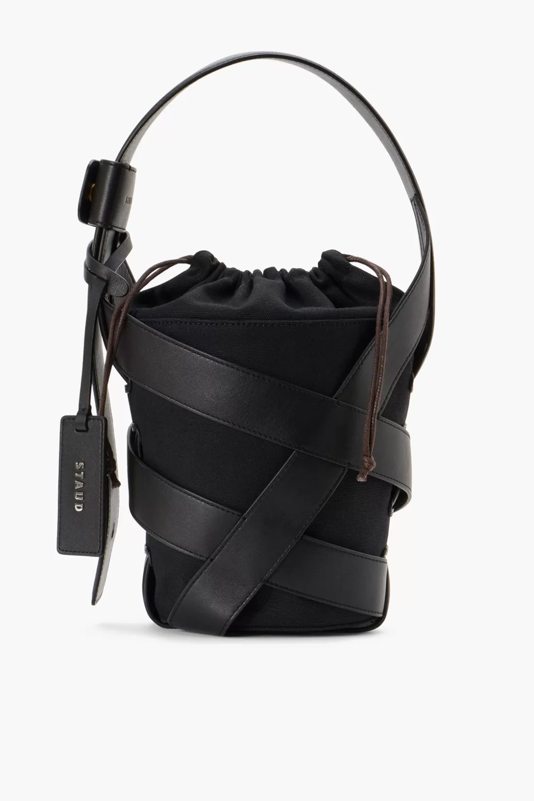 STAUD - HIVE BUCKET BAG BLACK