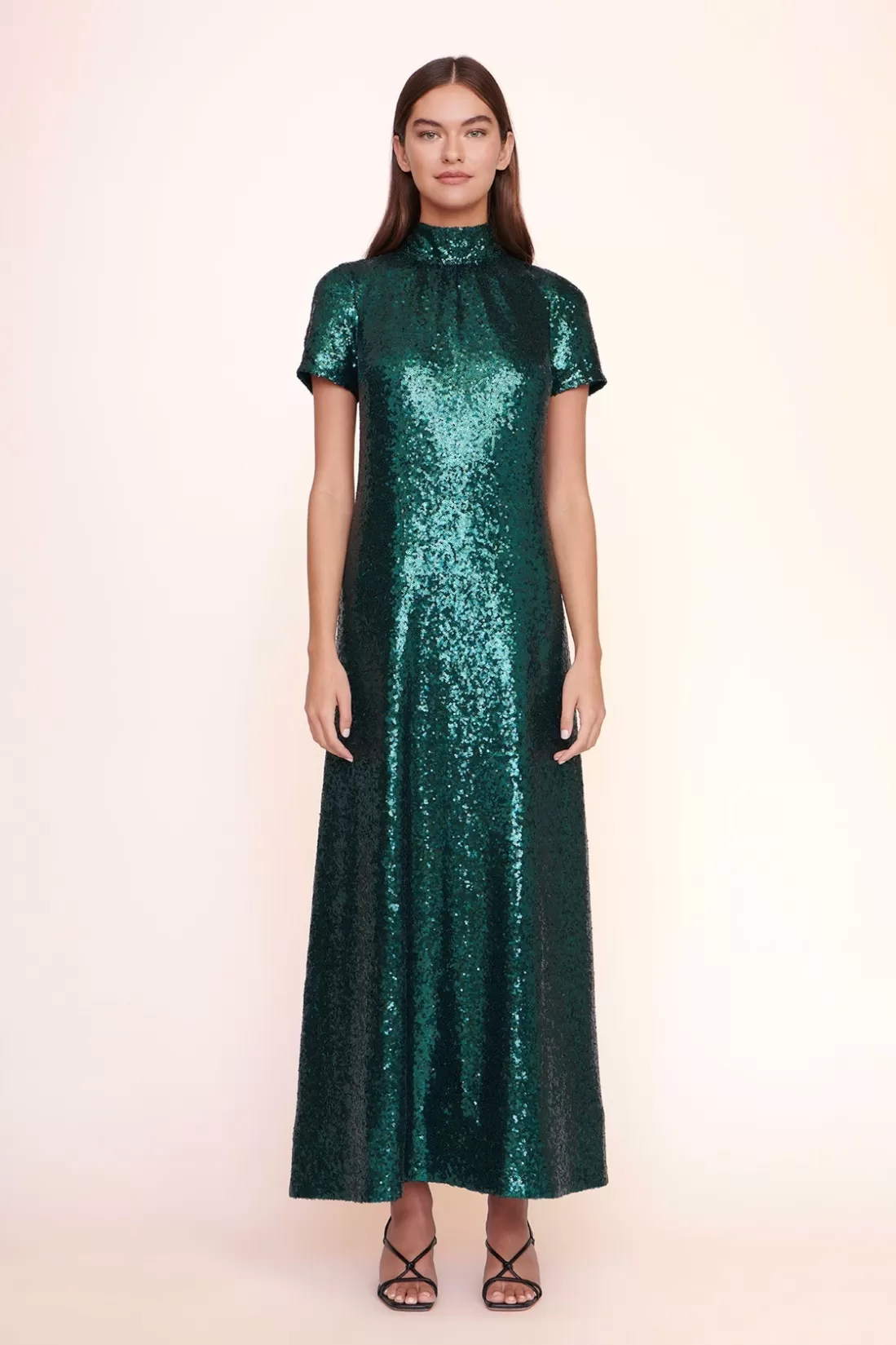 STAUD - ILANA DRESS EMERALD