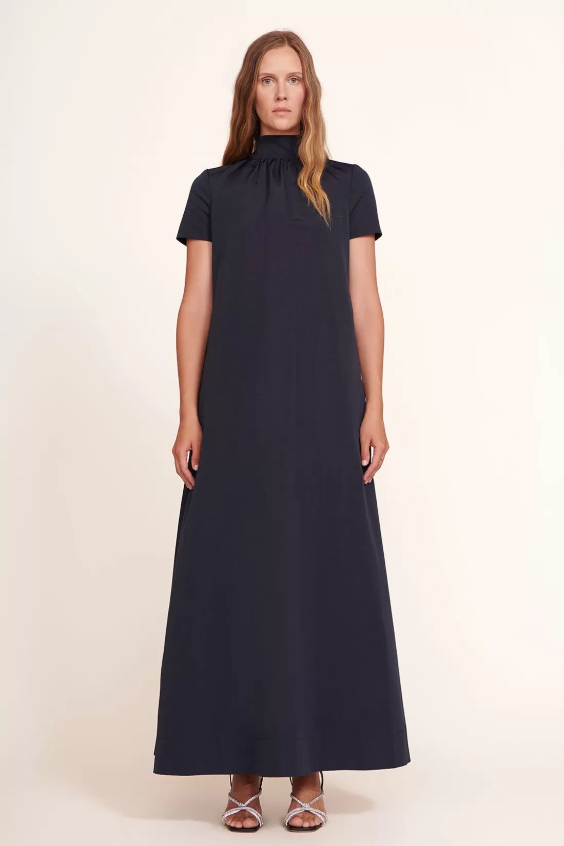 STAUD - ILANA DRESS NAVY