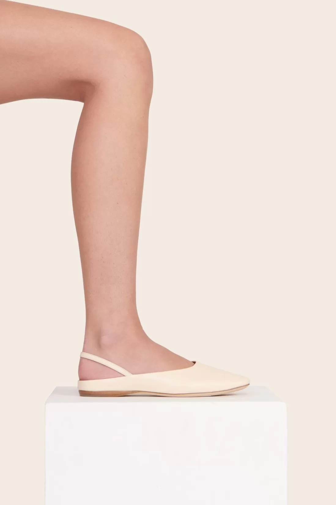 STAUD - JANINE MULE CREAM