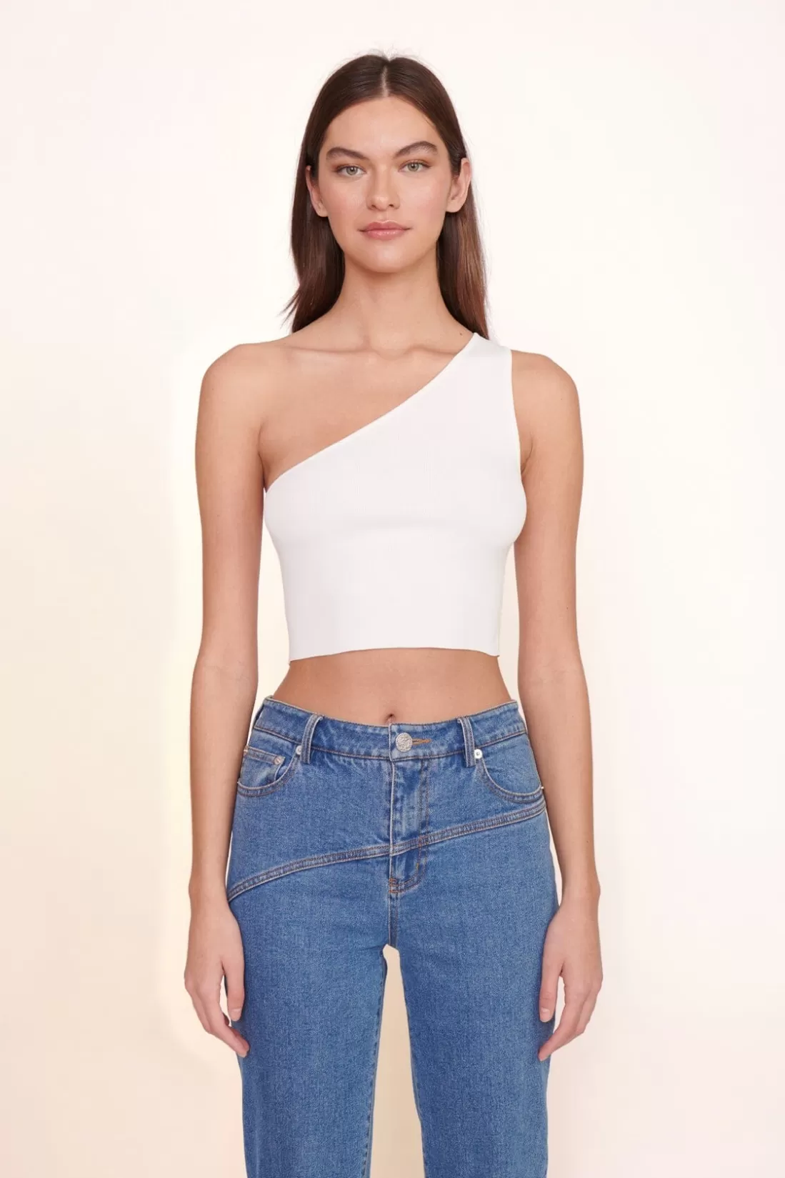 STAUD - LEXI TOP WHITE