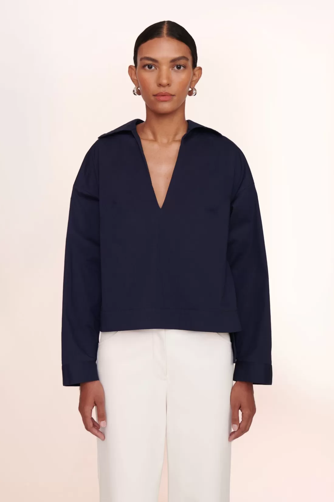 STAUD - MARLENE TOP NAVY