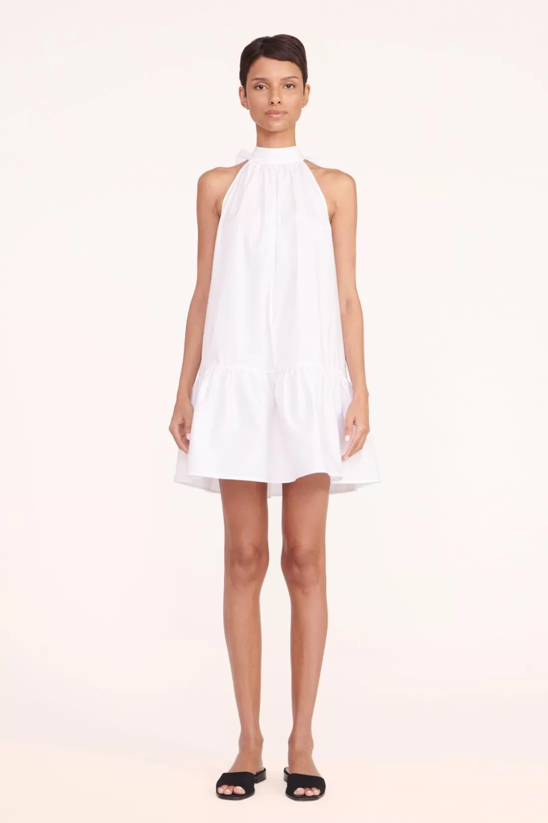 STAUD - MARLOWE DRESS WHITE