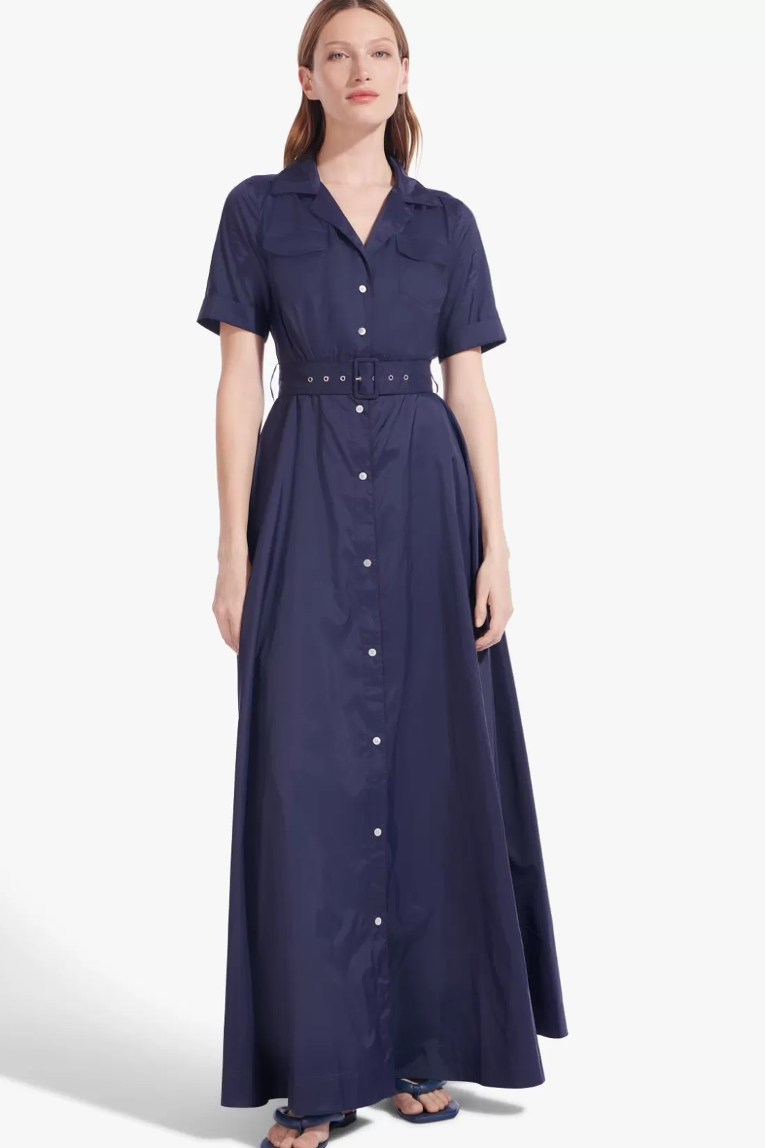 STAUD - MILLIE DRESS NAVY