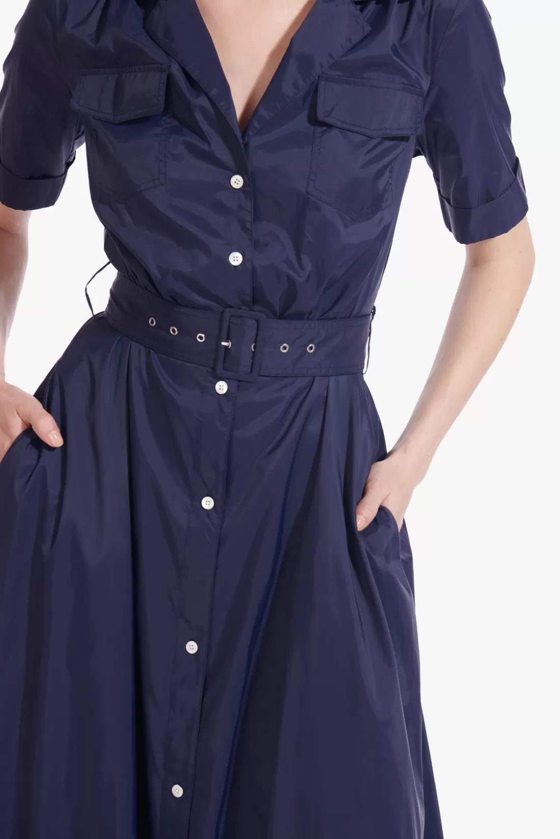 STAUD - MILLIE DRESS NAVY