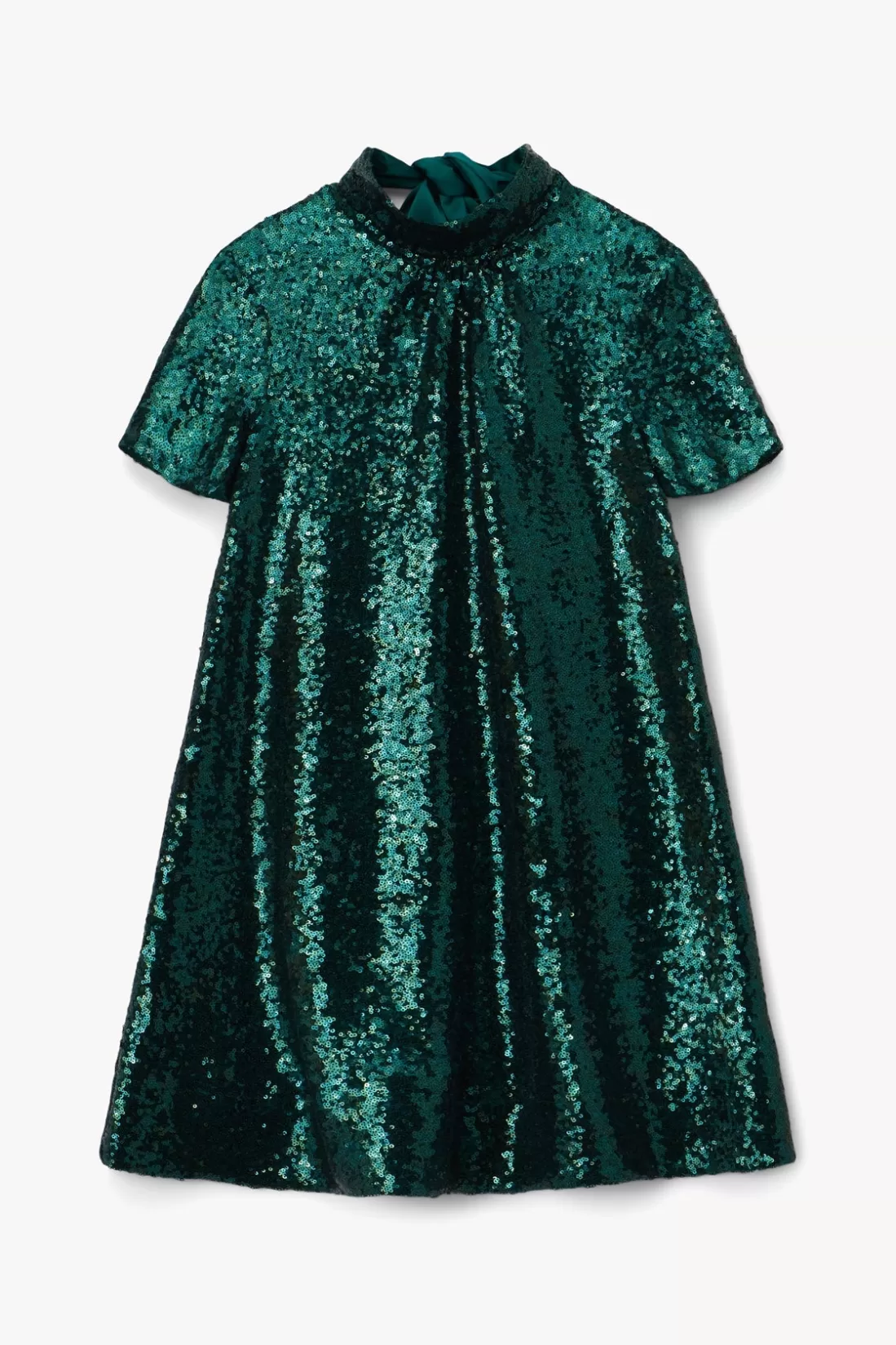 STAUD - MINI ILANA DRESS EMERALD