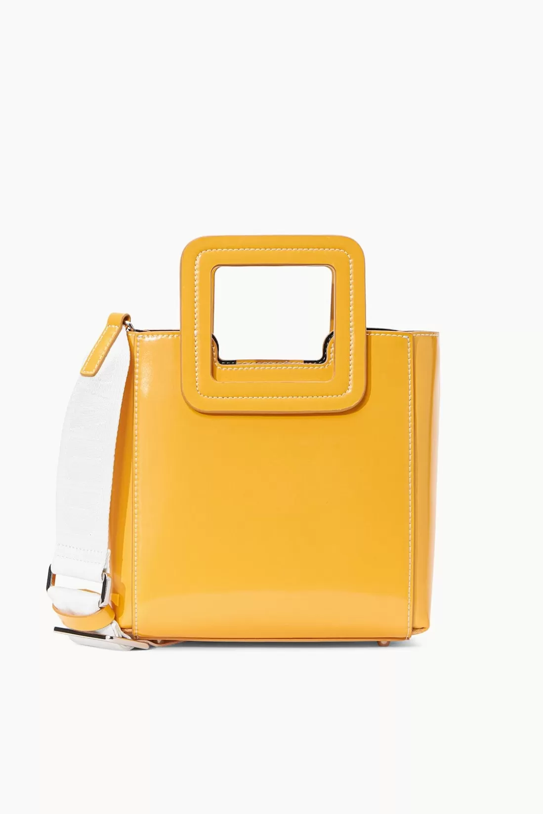 STAUD - MINI SHIRLEY LEATHER BAG MANGO