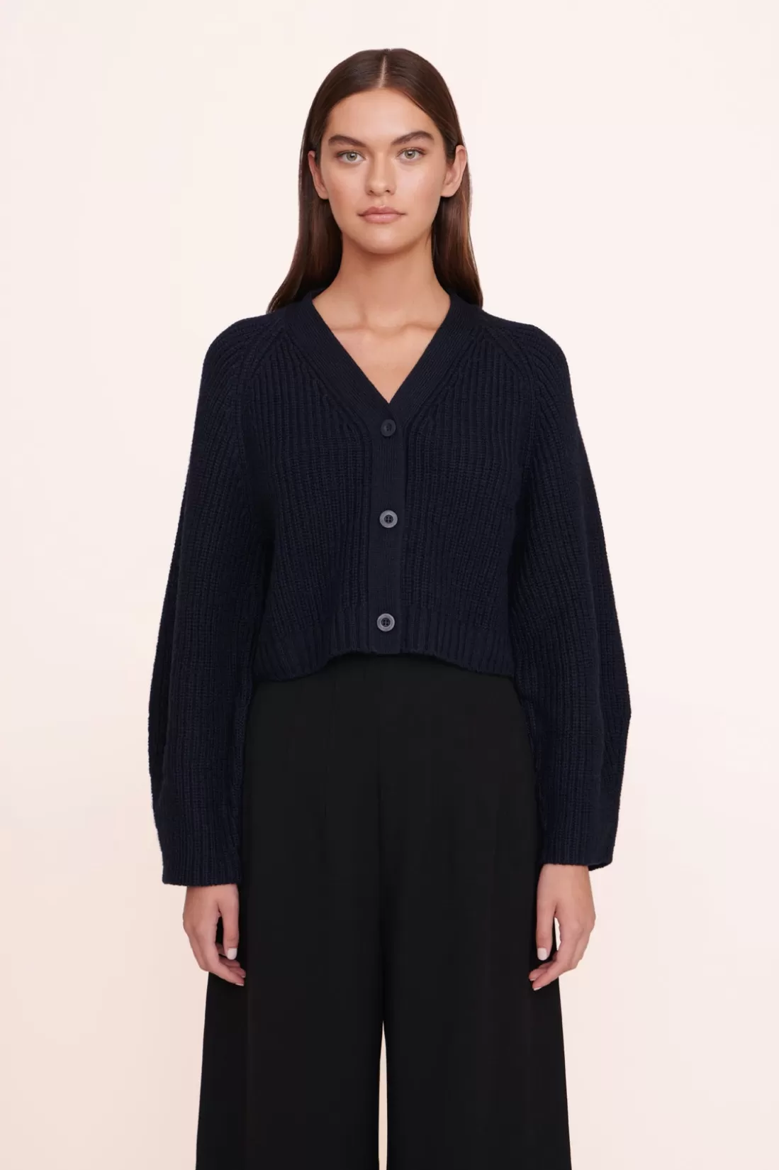 STAUD - MIRABEL CARDIGAN NAVY