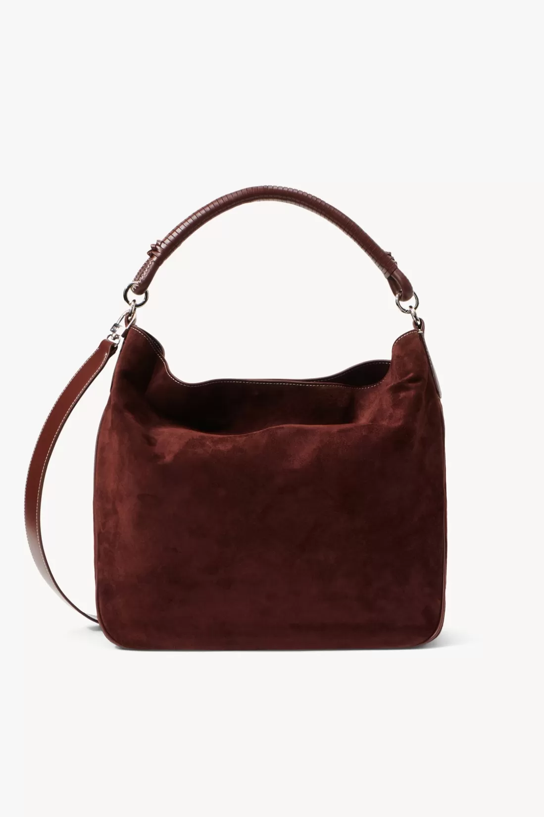 STAUD - PERRY BAG MAHOGANY SUEDE