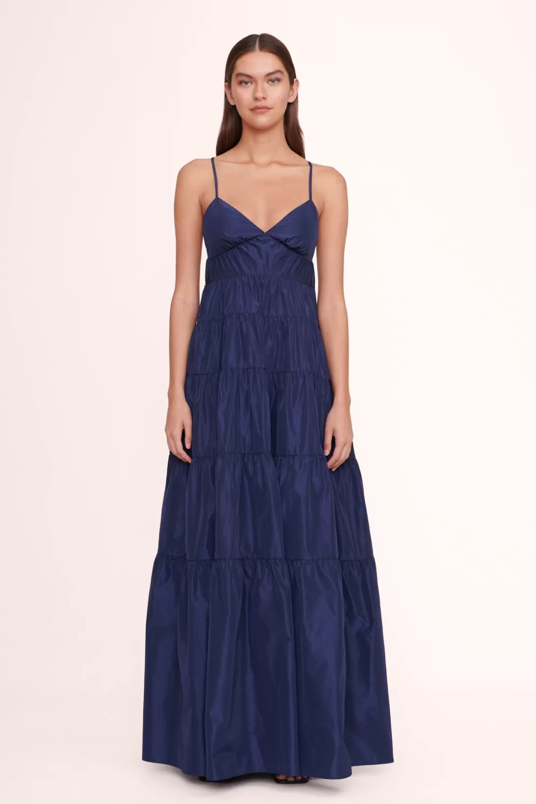 STAUD Occasion Dresses- RIPLEY DRESS NAVY