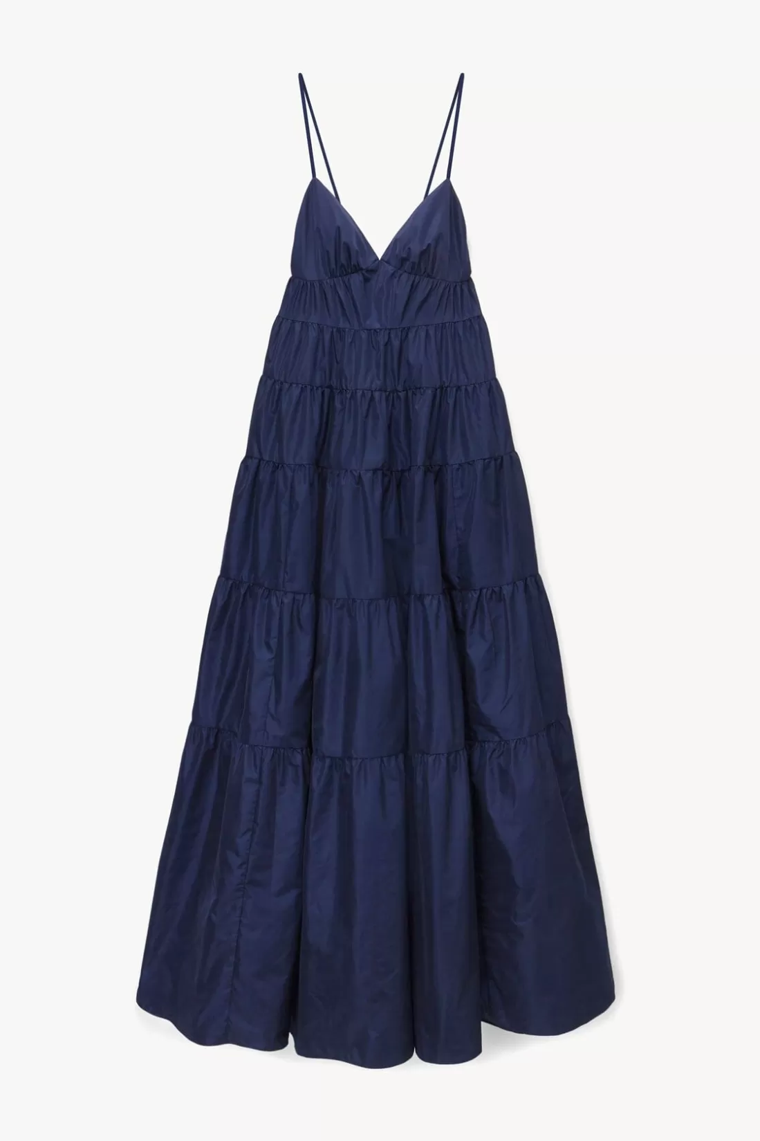 STAUD Occasion Dresses- RIPLEY DRESS NAVY