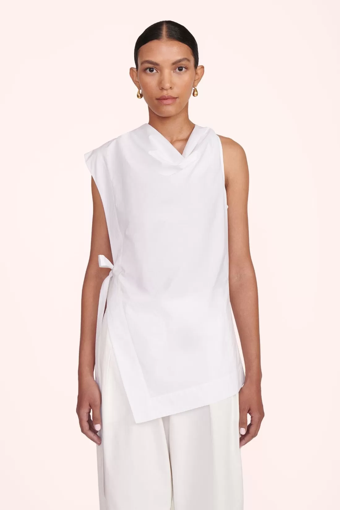 STAUD - SAWYER TOP WHITE