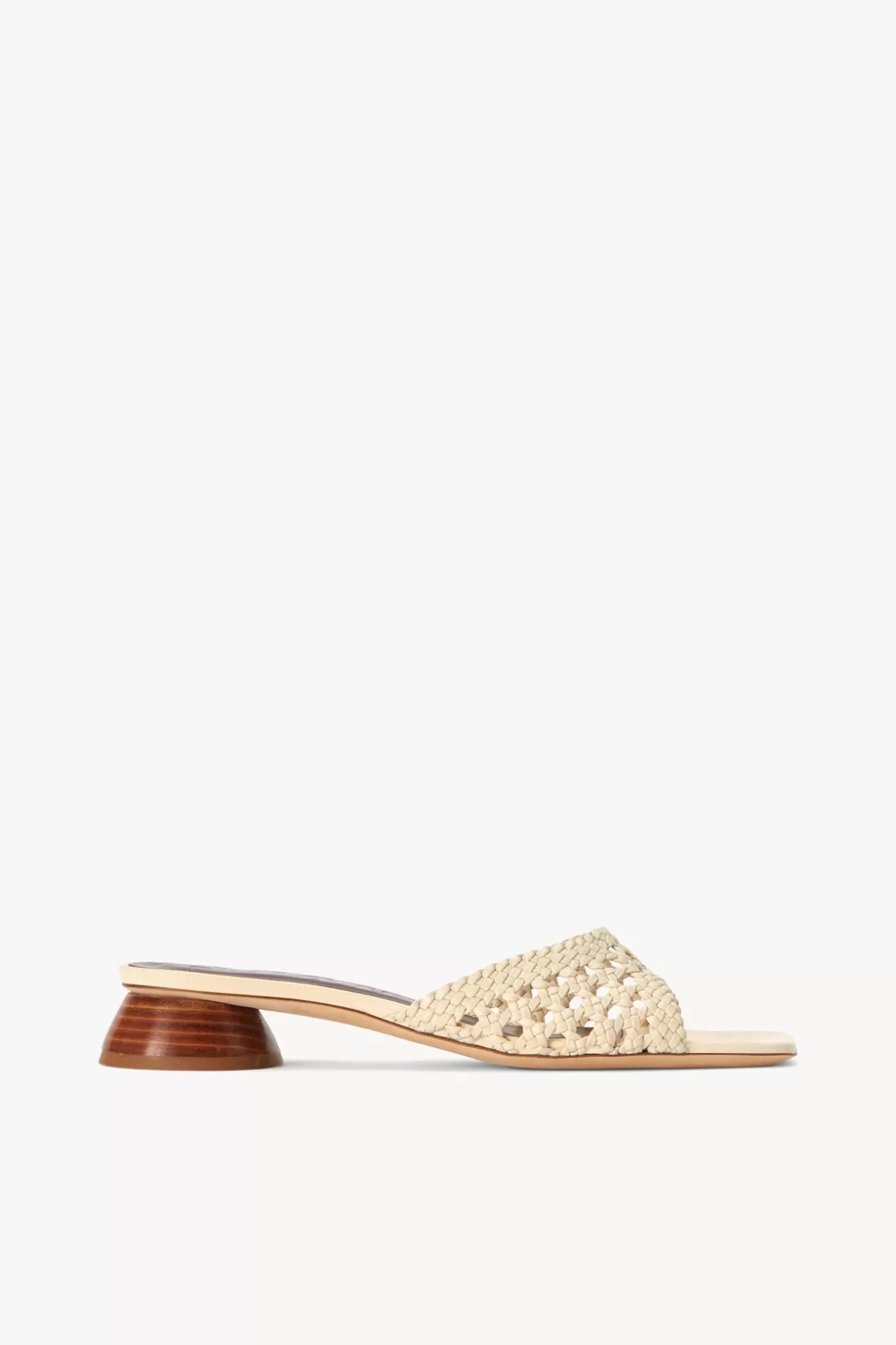 STAUD - SIMONE CROCHET HEEL CREAM