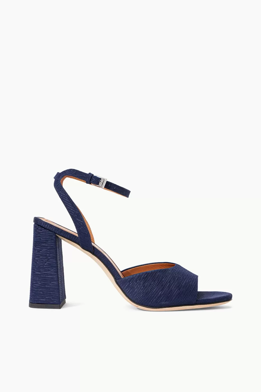 STAUD - SOLANGE HEEL GROSGRAIN NAVY