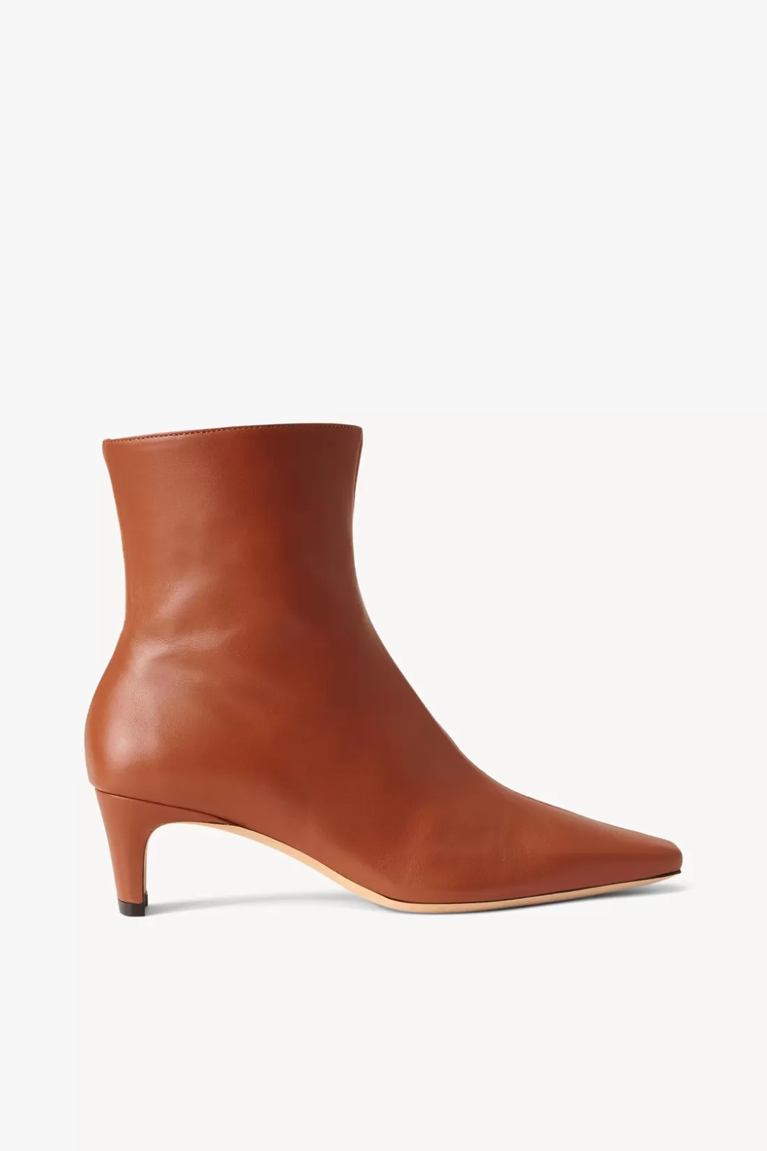 STAUD - WALLY SPLIT ANKLE BOOT TAN